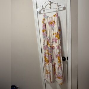 Stillwater Memz maxi in wisteria. Front slit NWT size medium
